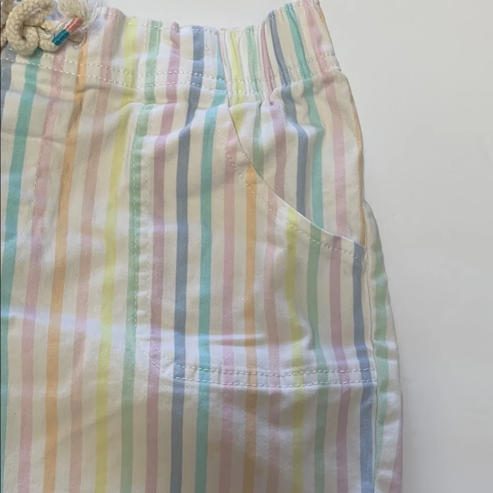 Wonder Nation Pastel Striped Shorts
